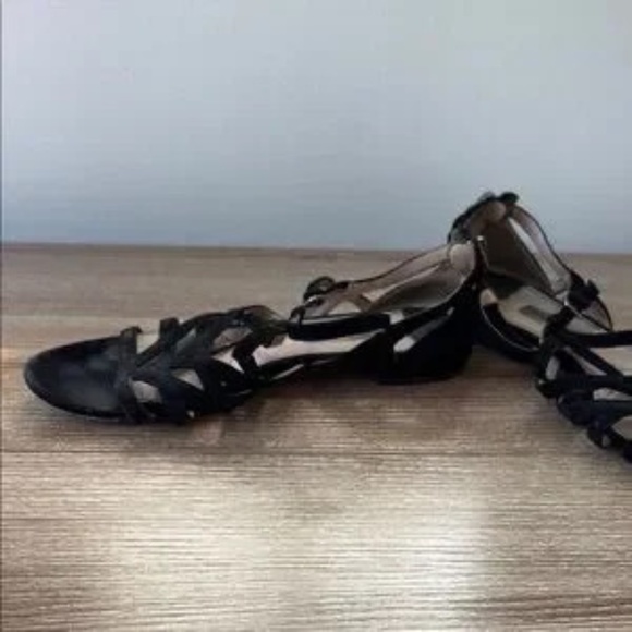 Miu Miu Black Strappy Women's Sandals - Picture 10 of 11